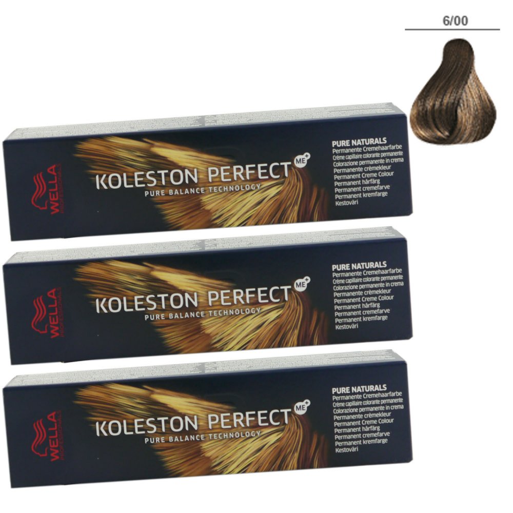 3 X Wella Koleston Perfect ME Pure Naturals 60ml Set 6 00 Bei Pillashop