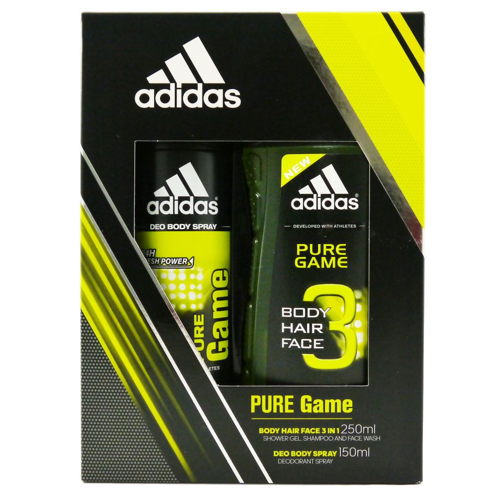 Adidas Pure Game Set 3 In 1 Dg 250ml 150ml Deospray Bei Pillashop