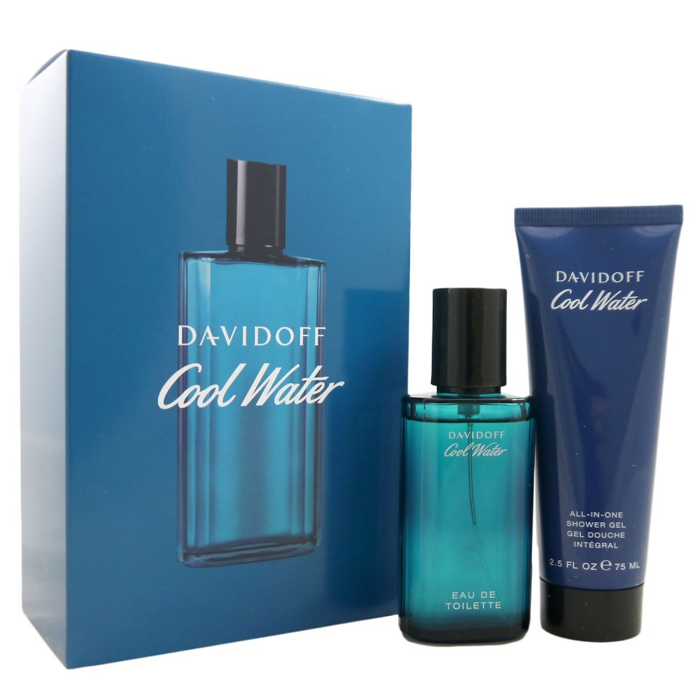 Davidoff Cool Water Set Edt 125ml 75ml After Shave Balsam 75ml Duschgel Fur Manner