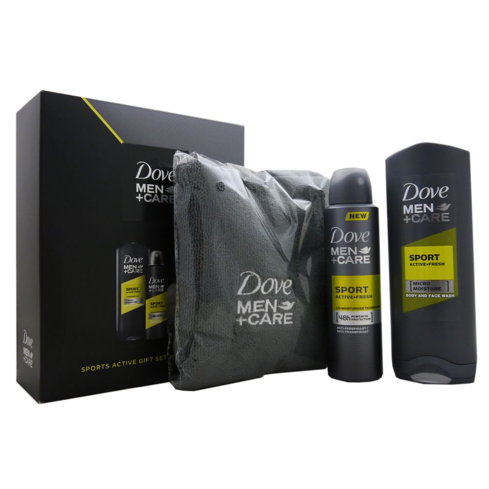 Dove Men Care Sports Active Gym Set Sg Deo Towel Bei Pillashop