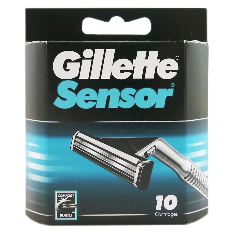 Gebraucht 10 Gillette Sensor Rasierklingen 10 Stuck Klingen In Ovp Bei Pillashop