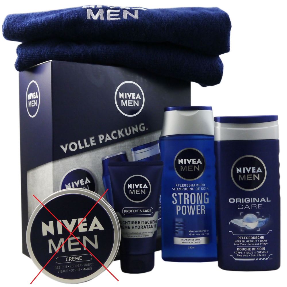 Gebraucht Nivea Men Volle Packung Set Sg Shampoo Gesichtscreme Bei Pillashop