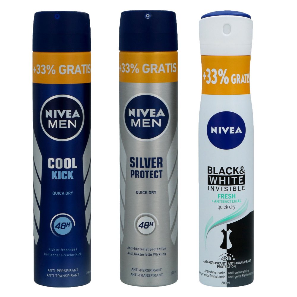 Nivea Deo Spray 6 X 0 Ml Deospray Verschiedene Sorten Bei Pillashop