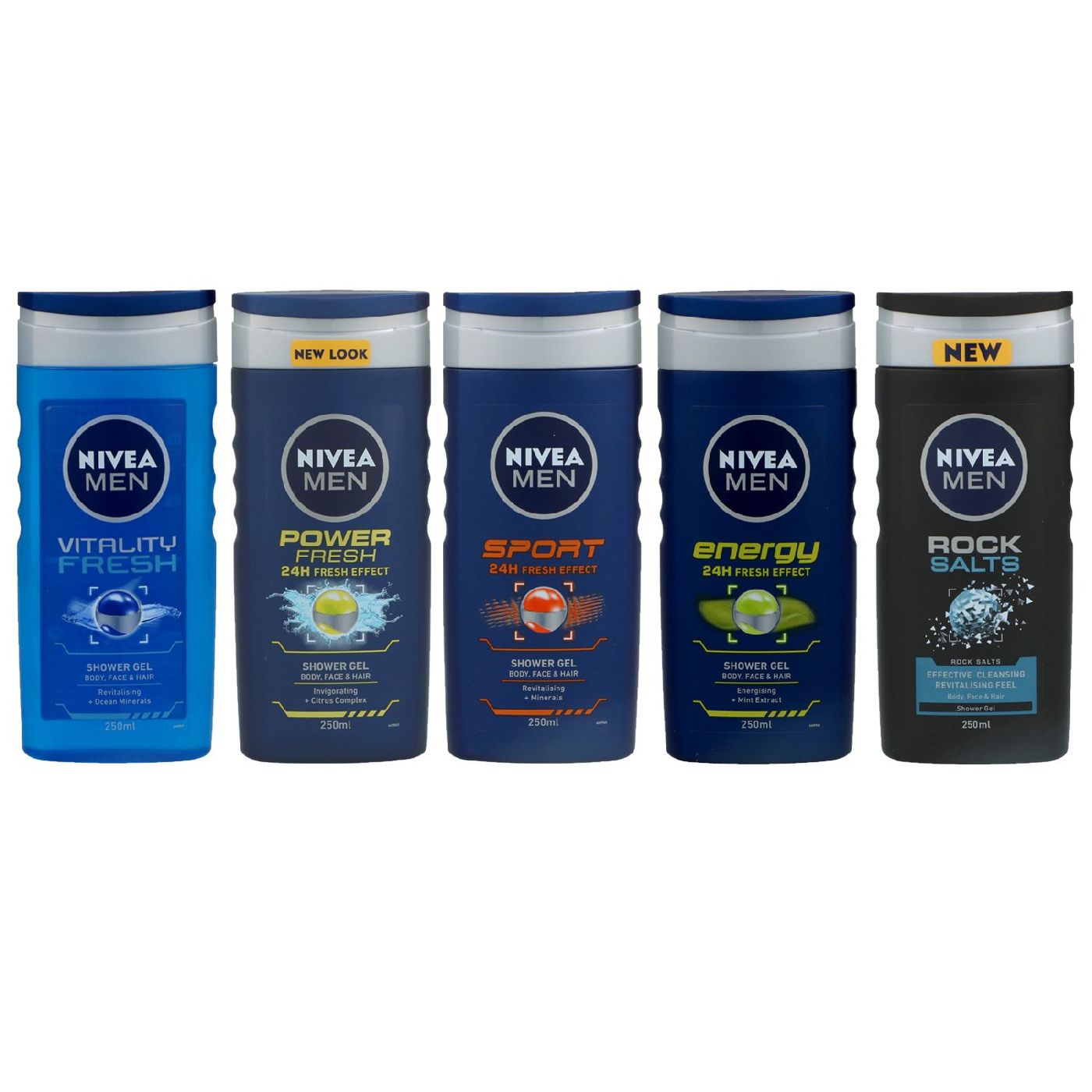 Nivea Men 6 X 250 Ml Duschgel Verschiedene Sorten Bei Pillashop