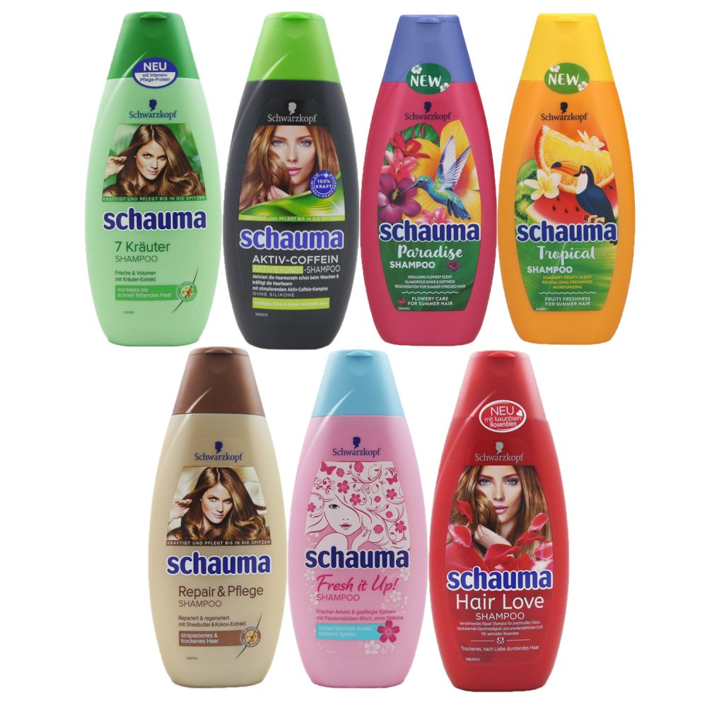 Schwarzkopf Schauma Diverse Sorten Shampoo 6x400 Ml Verschiedene Sorten Bei Pillashop