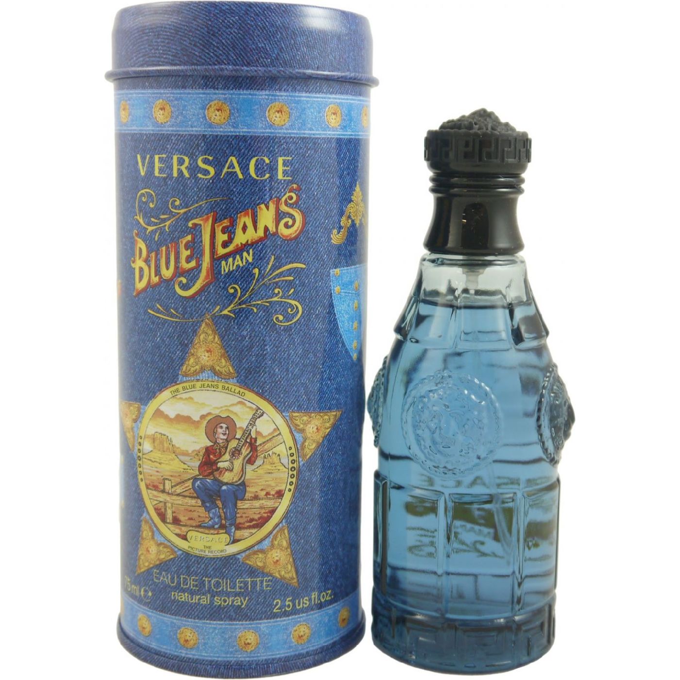 versace blue jeans eau de toilette 75 ml