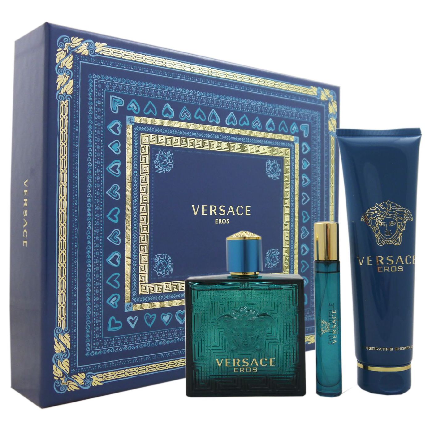 Versace Eros Set Edt 100ml 100ml Duschgel Fur Manner