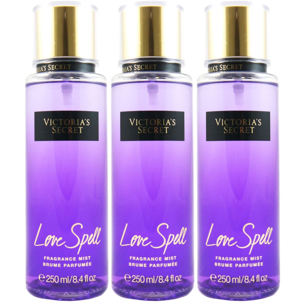 Victoria Secret Fantasies 3x Love Spell 250ml Body Mist Set Bei Pillashop