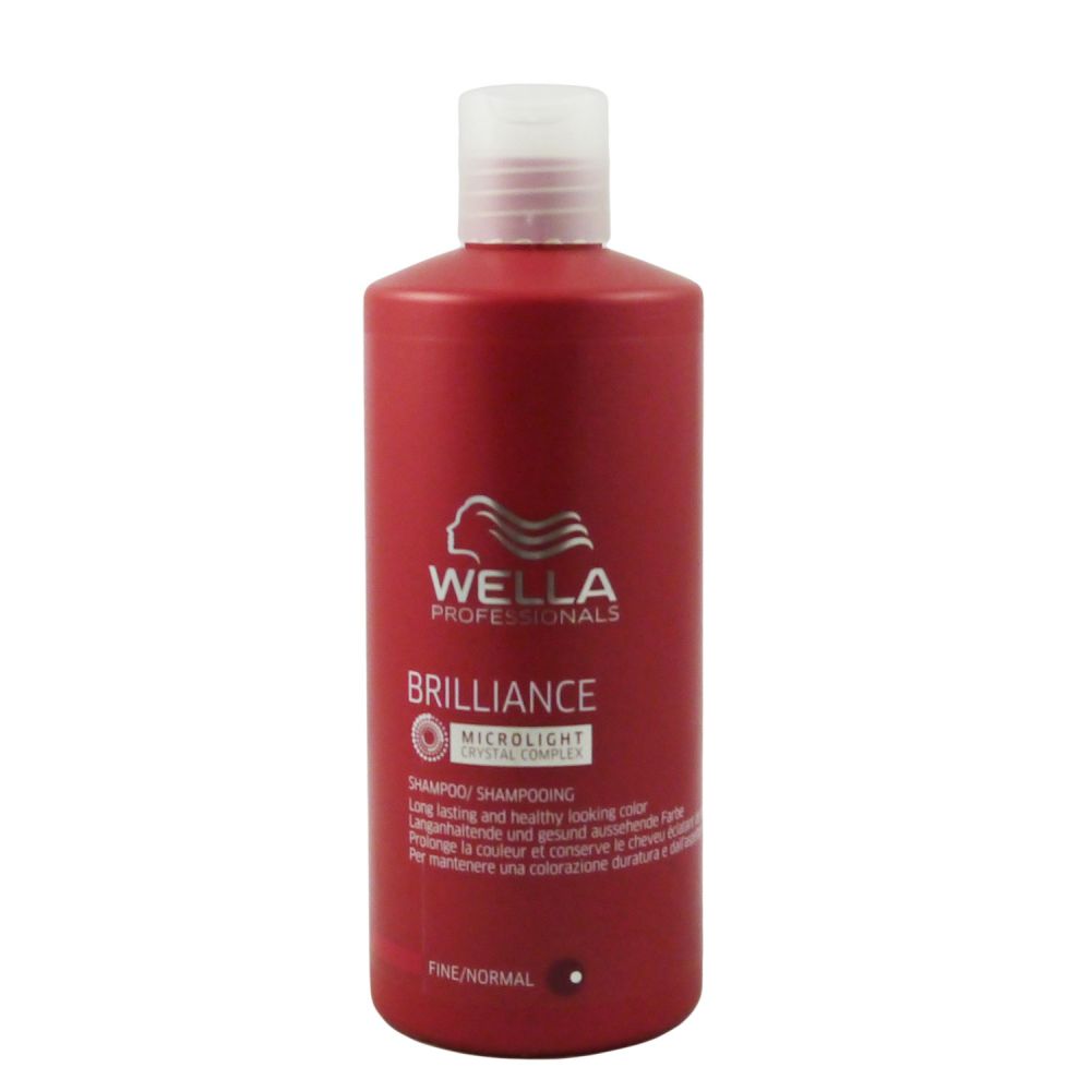 Wella Brilliance Shampoo 500 Ml Feines Normales Coloriertes Haar Bei Pillashop