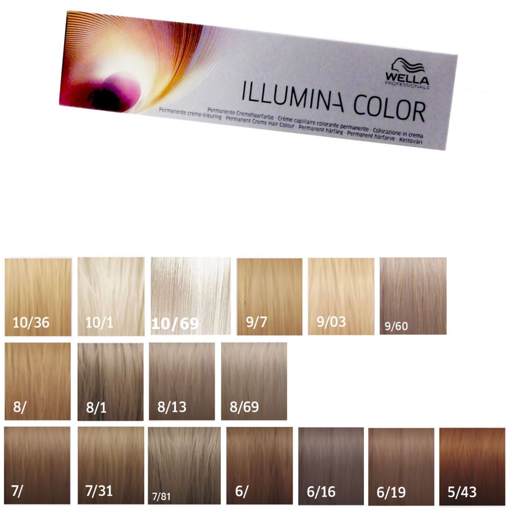 Wella Illumina Colour Chart