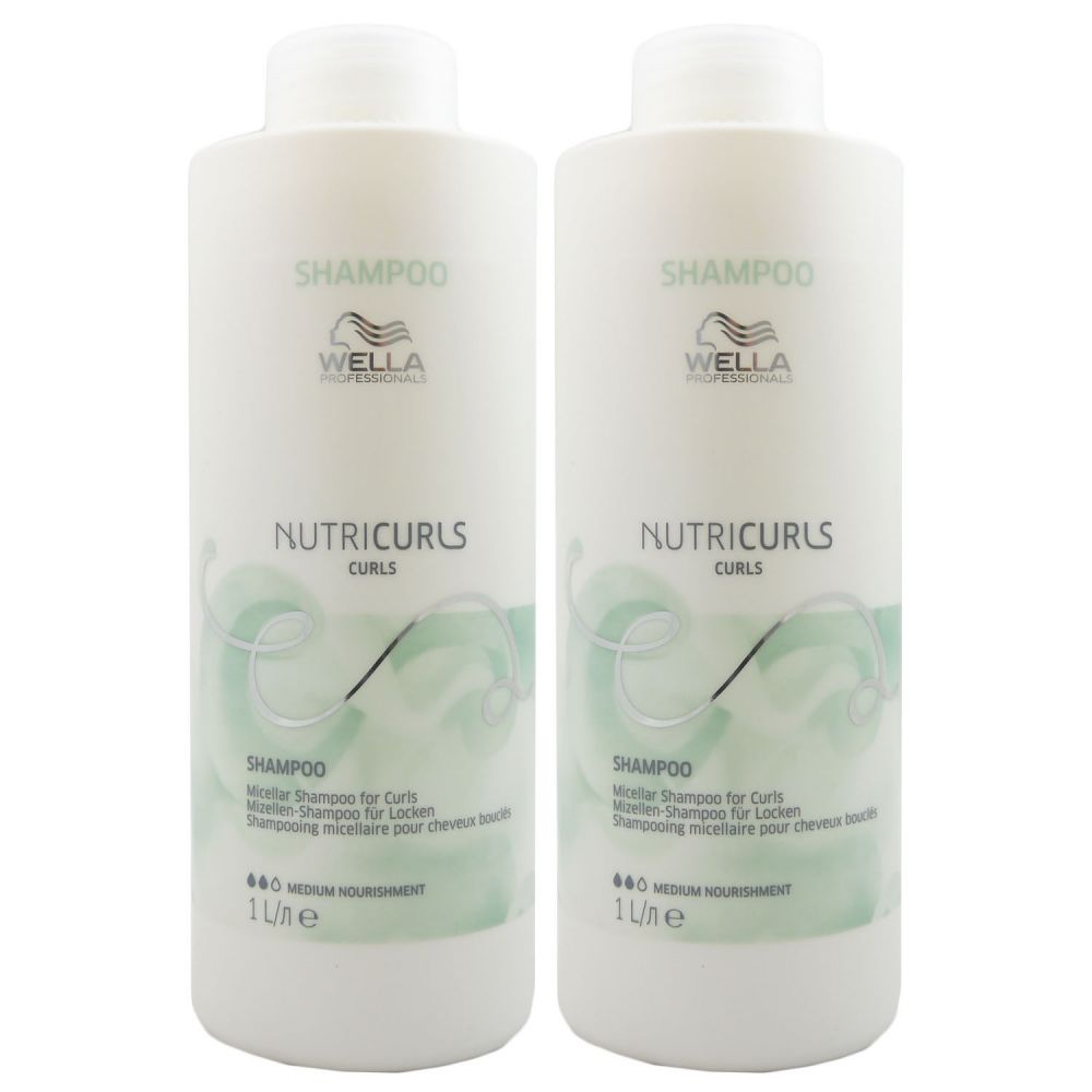 Wella Nutricurls Micellar Shampoo Curls Locken 2 X 1000ml Bei Pillashop